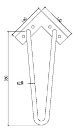 Фото Armadi Art NeoArt 886-G Ножки CARO золото, (пара)