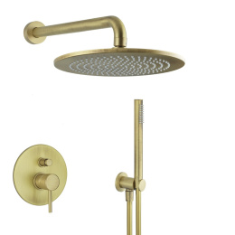 Фото Душевой комплект на 2 потребителя Giulini Futuro бронза матовый  F6513KB-25BROP
