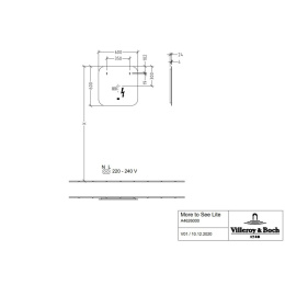 Зеркало Villeroy & Boch More to See One A4626000 60х60 c подсветкой