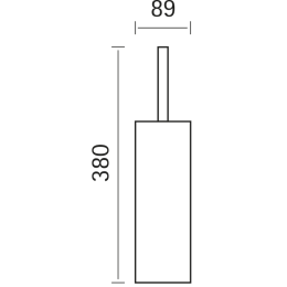 Фото Ершик для унитаза Cisal Xion XI090650D1