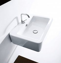 Фото Kerasan Ego 324101*1 Раковина 50х40 см, 1 отв., цвет: белый