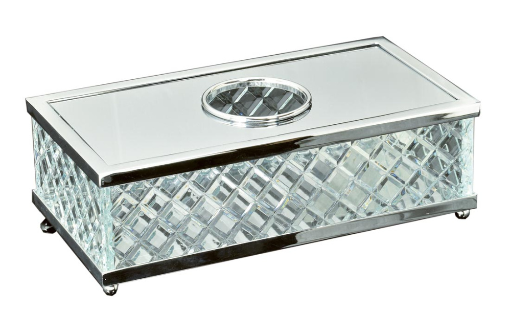 Фото Салфетница Boheme Crystal (10231) хром