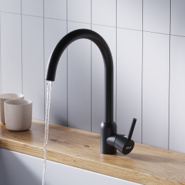 Фото Кухонный смеситель Dorff Logic (D3007022) Черный