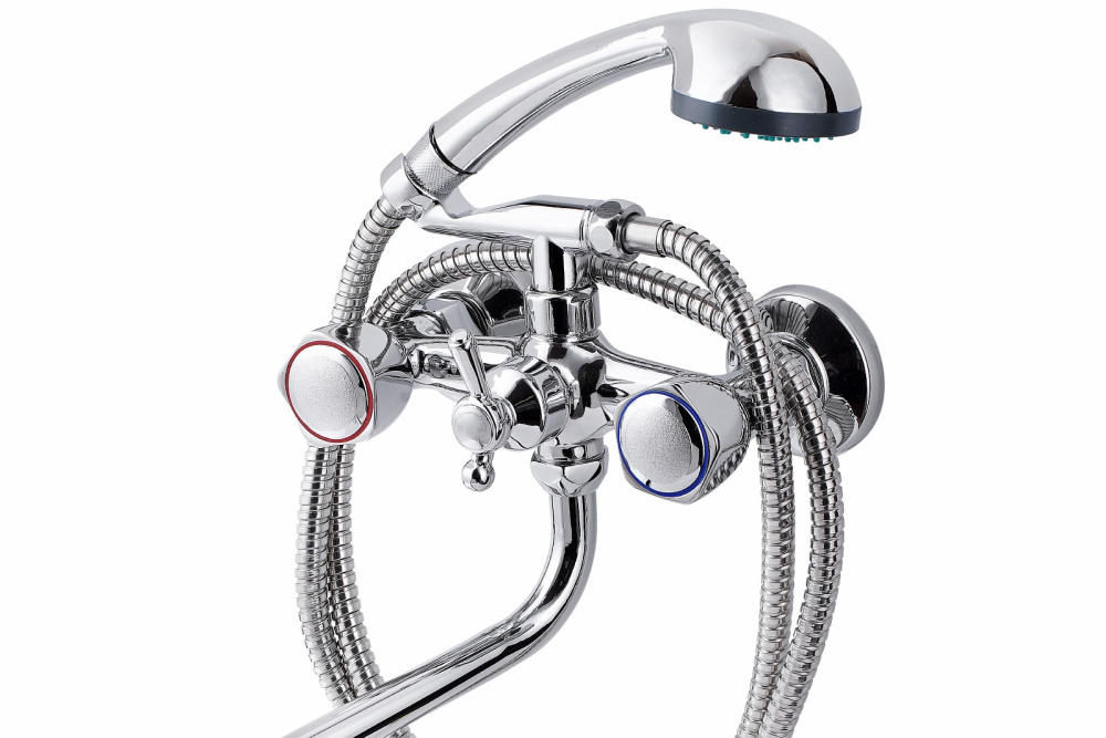 Фото Смеситель для ванны с душем FAUZT FZs-428-17 тип См-ВУДРНШлА