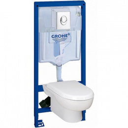 Grohe Solido 39191000 Комплект инсталляция и унитаз подвесной, стандартные