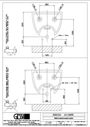 Биде подвесное Gessi Goccia (39115#518) белый