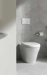 Фото Унитаз напольный приставной Toto MH series CW163Y#XW Белый