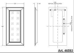 Фото Зеркало Gessi Eleganza (46593#520)