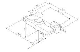 Фото Смеситель для душа Am.Pm X-Joy (F85A20000) хром