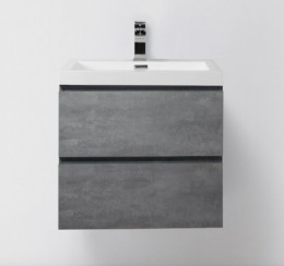 Фото Тумба под раковину BelBagno Luce LUCE-600-2C-SO-SCM, 60 х 48 х 50 см, цвет серый (stucco cemento)