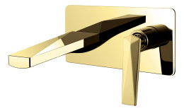 Фото Смеситель для умывальника Boheme Venturo (385) золото
