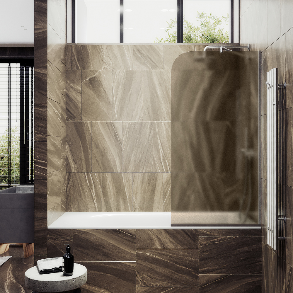 Фото Шторка на ванну Maybah Glass MGV-77-5у в узком профиле