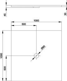Фото Поддон для душа Bette Floor 5941-000 AS 100х100x4.5 антислип