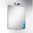 Colombo Design Gallery B2044 - Зеркало для ванной комнаты 80*60 см, в металлической раме (нержавеюща