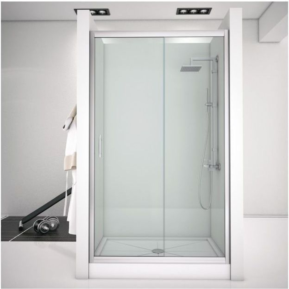 Душевая дверь Aquanet Alfa NAA6121 130, прозрачное стекло