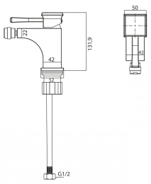 Фото Смеситель для биде BelBagno Mille MIL-BD-CRM
