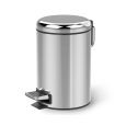 Ведро Decor Walther 0615770 170*240*260 с крышкой, Stainless steel polished