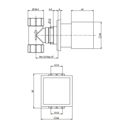 Запорный вентиль F3523/1CR FIMA Carlo Frattini Zeta