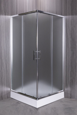 Душевой уголок 100х100х200 Esbano (ESUGD8034) Профиль: хромированный