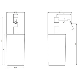 Фото Дозатор для жидкого мыла Gessi Emporio accessories (38839#299) Черный