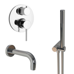 Фото Комплект на 2 потребителя Paini Cox 78CRSET26911BATH хром