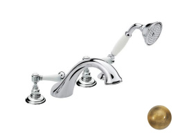 Смеситель Nicolazzi Dames Anglaises 1404BZ78 для ванны и душа, бронза, ручки P. Mont Blanc