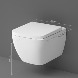 Унитаз подвесной Am.Pm Gem (C901701SC) белый