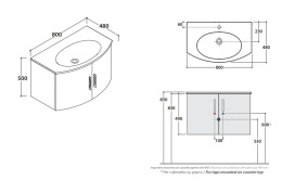 Фото Тумба под раковину Globo 4ALL (MDMA80Y)