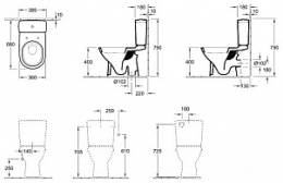 Бачок для унитаза Villeroy & Boch O'Novo 5760 1101