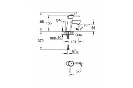 Смеситель для раковины Grohe Concetto New 2338510E