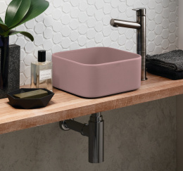 Ceramica CIELO Shui Comfort MILAQ CP - Раковина накладная Minimo 25*25 см Cipria