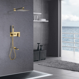 Душевая система Abber Daheim (AF8217G) золото