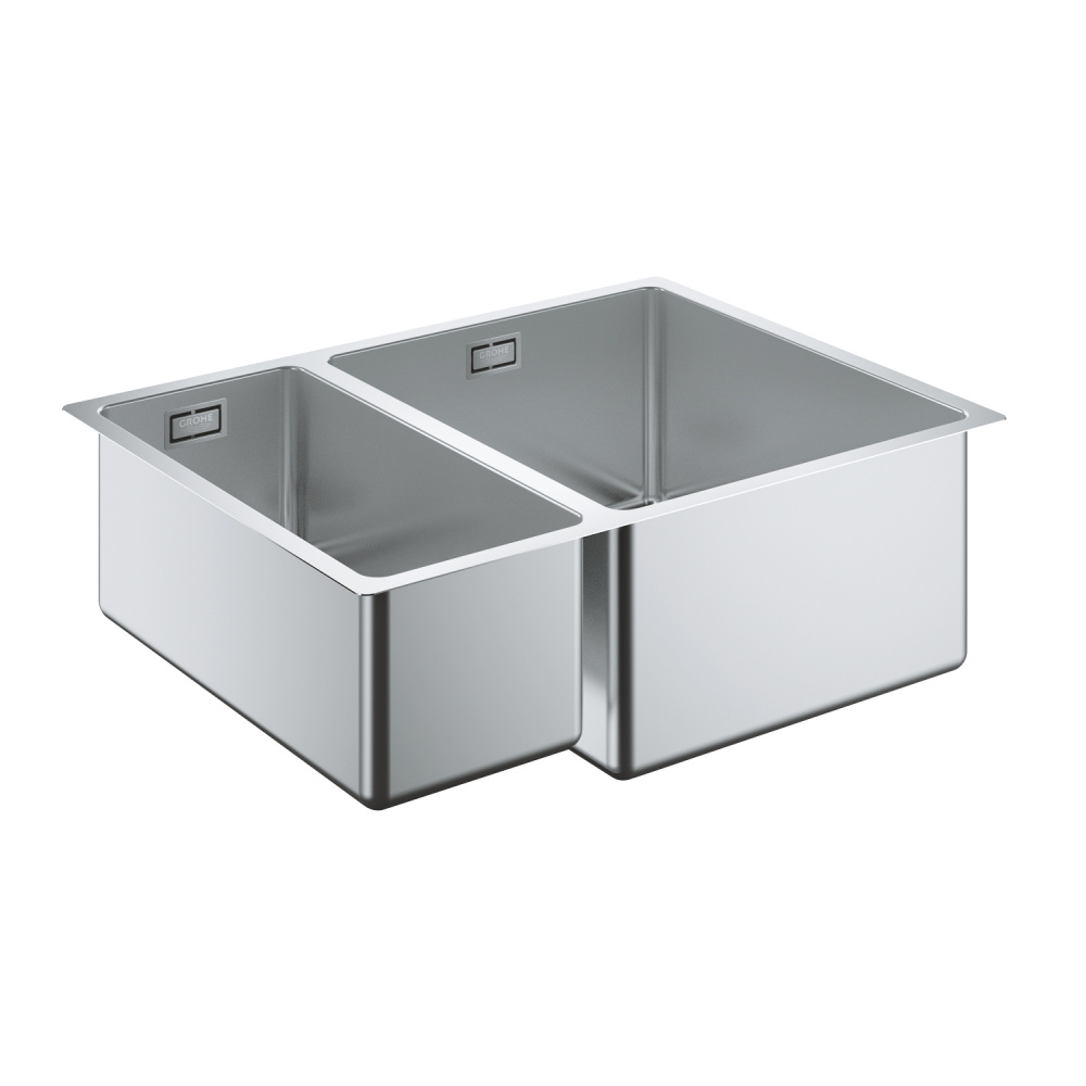 Grohe K700 31576SD0 Мойка для кухни из нержавейки, 2 чаши без крыла