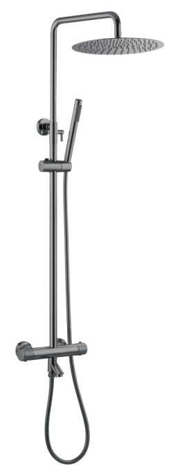 Фото Стойка душевая Boheme Uno (468-T-SGM) антрацит