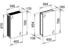 Фото Модуль Keuco Royal Modular 25004000201, алюминий