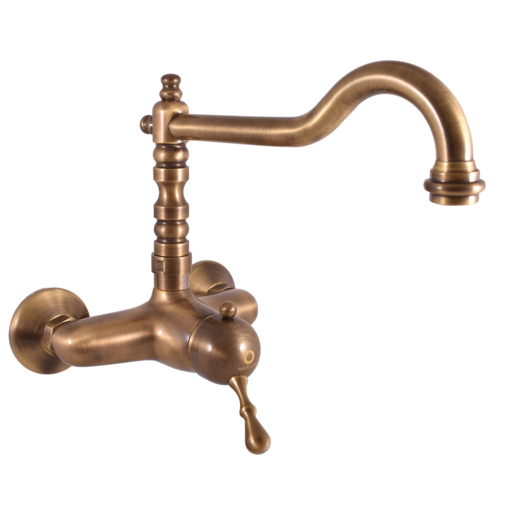 Фото Rav Slezak L002.5/28SM LABE смеситель кухонный настенный