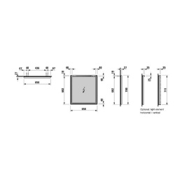 Светильник для ванной Laufen Frame 25 4.4748.1.900.007.1