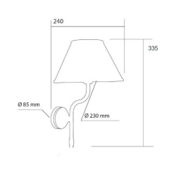 Kerasan Retro 7367K0 Светильник для ванной комнаты