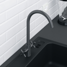 Фото Смеситель для кухни RedBlu by Damixa Neo Classic (270000000) графит