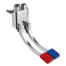 Фото Педальный смеситель нажимной Idral 02068 настенный