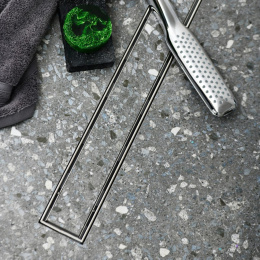 Фото Душевой лоток с рамкой Paini CH550KN хром