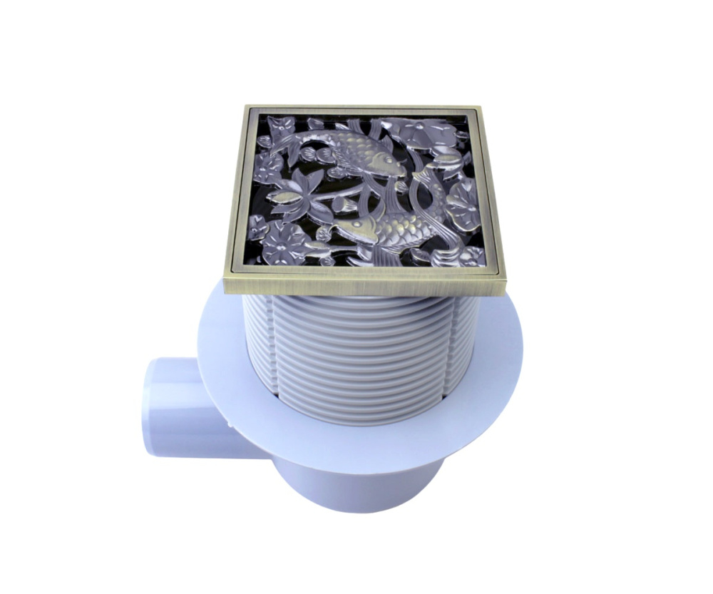 Душевой трап Bronze de Luxe (21980-56) бронза