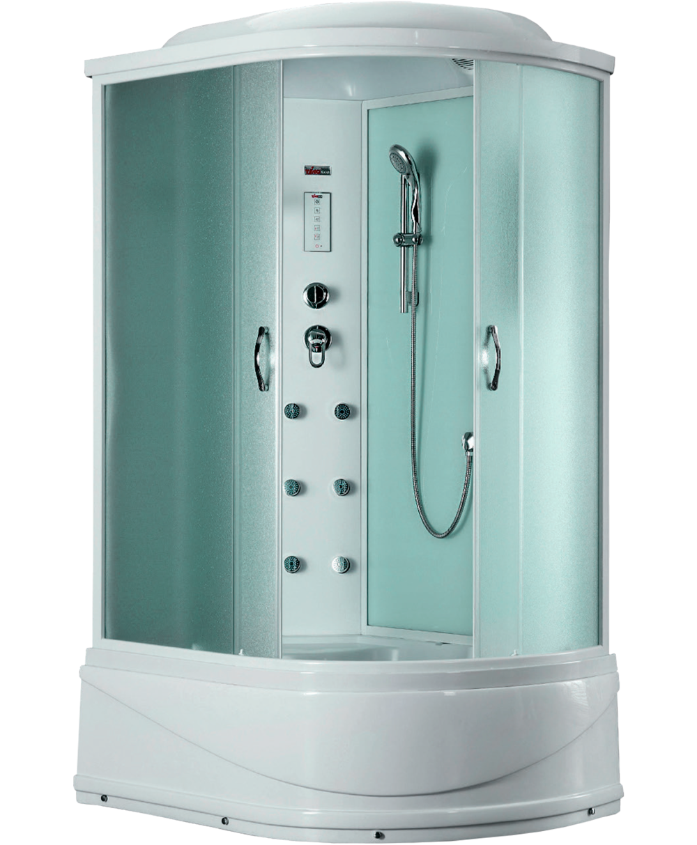 Фото Душевая кабина 120x80x218 Timo (TE-0720L) С гидромассажем, акрил, Поддон глубокий