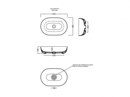 Накладная раковина Hatria Happy hour (Y8AK01) белый