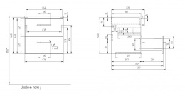 Фото Тумба Cersanit LARA 50 орех 64132