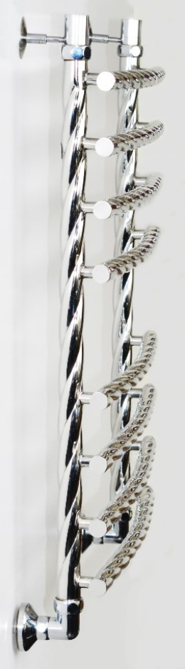 Полотенцесушитель Двин R braid 100/50 1"-3/4"-1/2" Универсальный К1, Полированный (4627146181415)