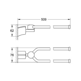 Полотенцедержатель Grohe Tenso 40291000
