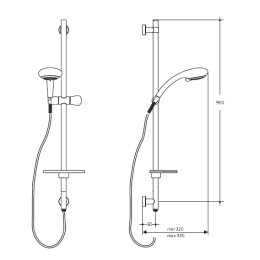 Душевой гарнитур Ideal Standard (L6824AA)