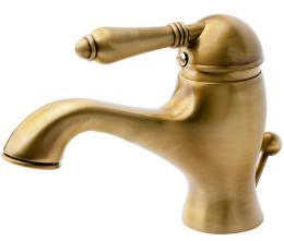 Фото Смеситель Nicolazzi El Capitan 3402BZ75 для раковины, бронза, ручка металл