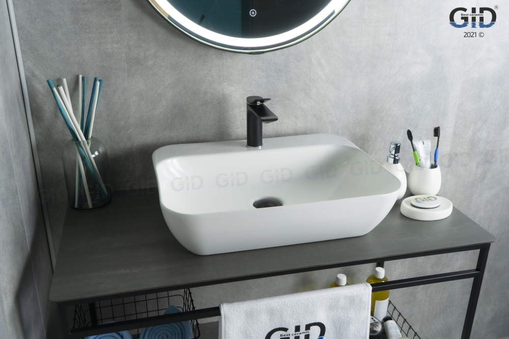 Фото Раковина накладная Gid N9047